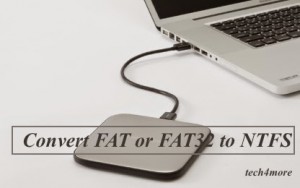 Convert FAT or FAT32 to NTFS Without Formatting or Losing Data